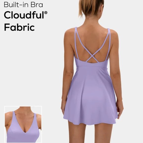 HALARA Dresses & Skirts - HALARA Backless Dress With Shorts MEDIUM